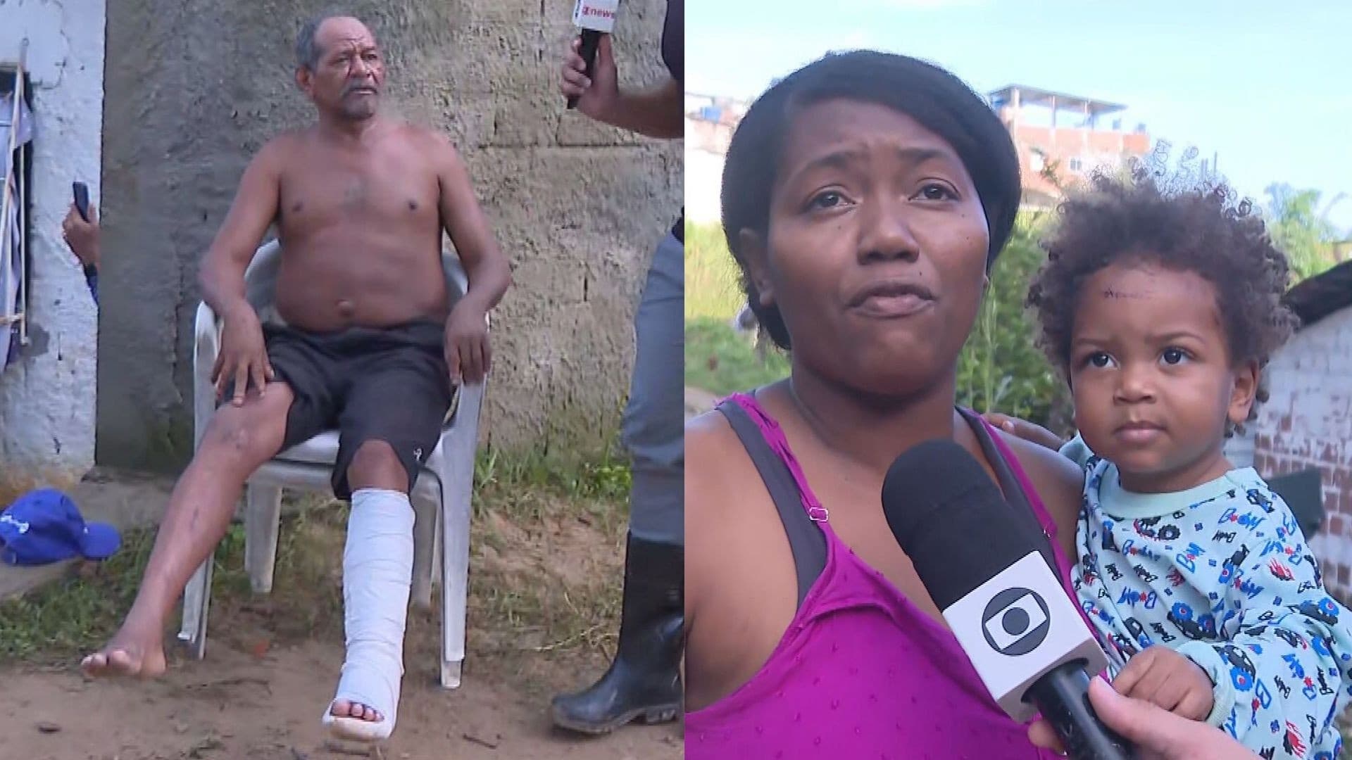 Idoso sobrevive a deslizamento de barreira em Olinda após tragédia causada pelas chuvas em Pernambuco