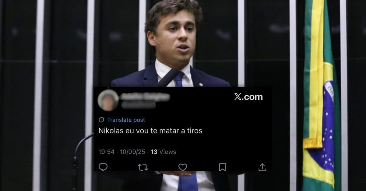 Deputado Nikolas Ferreira sofre ameaça de morte após comentar assassinato de Charlie Kirk