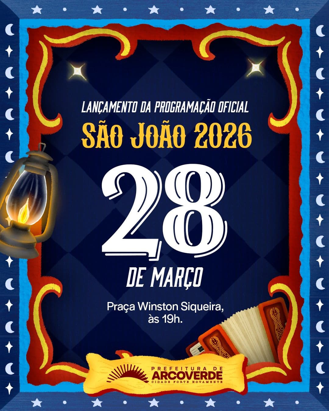Arcoverde anuncia lançamento oficial do São João 2026 para este sábado (28)