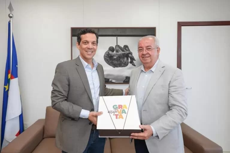 Prefeito de Gravatá reforça diálogo institucional em visita ao TCE-PE