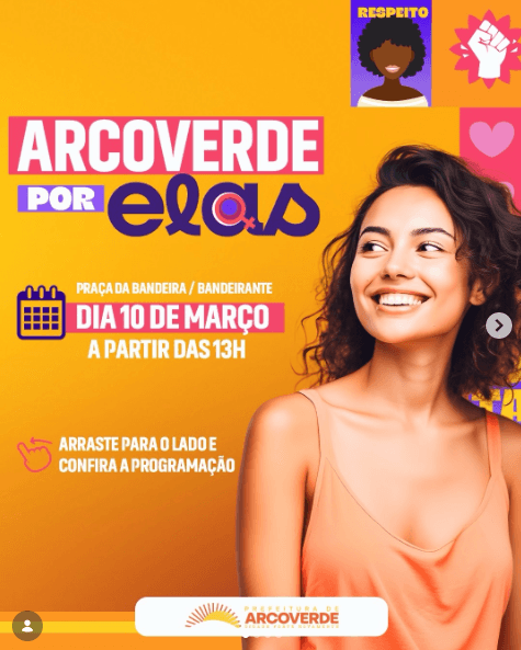 Evento “Elas por Elas” acontece hoje em Arcoverde com serviços e atividades para mulheres