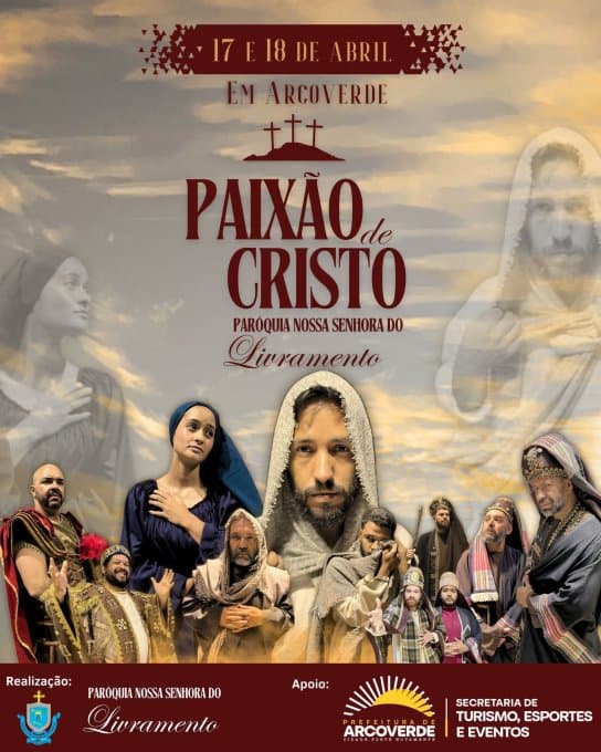 Paixão de Cristo volta às ruas de Arcoverde com encenação gratuita nos dias 17 e 18 de abril