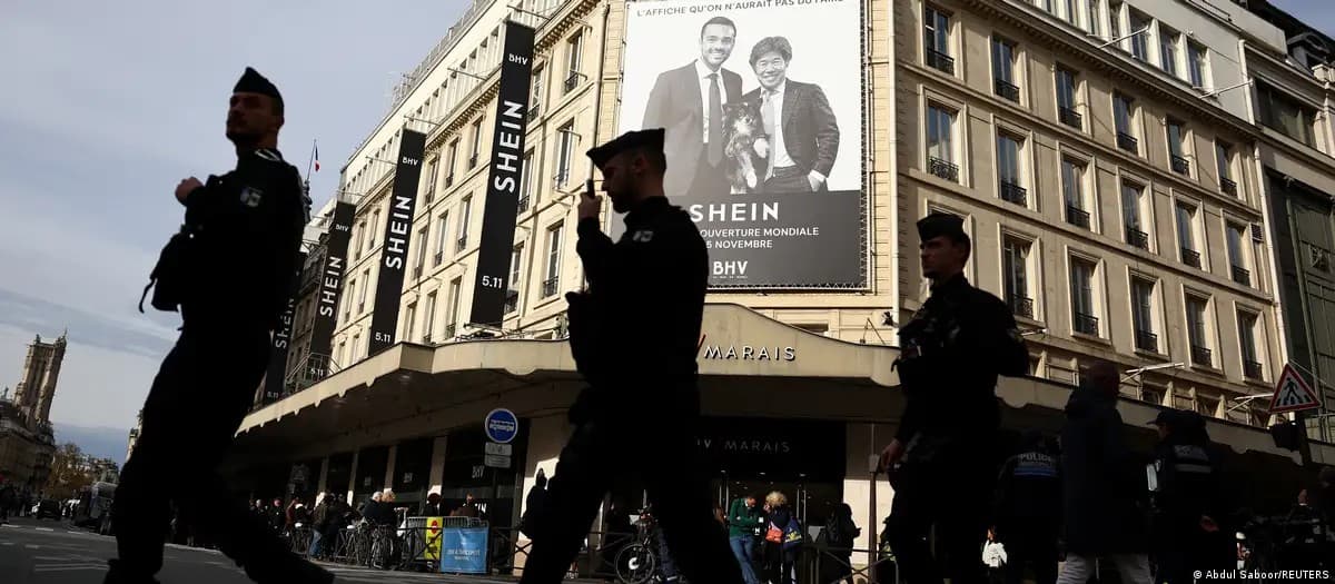Shein encerrará operações em loja física de luxo em Paris após polêmicas e pressão política