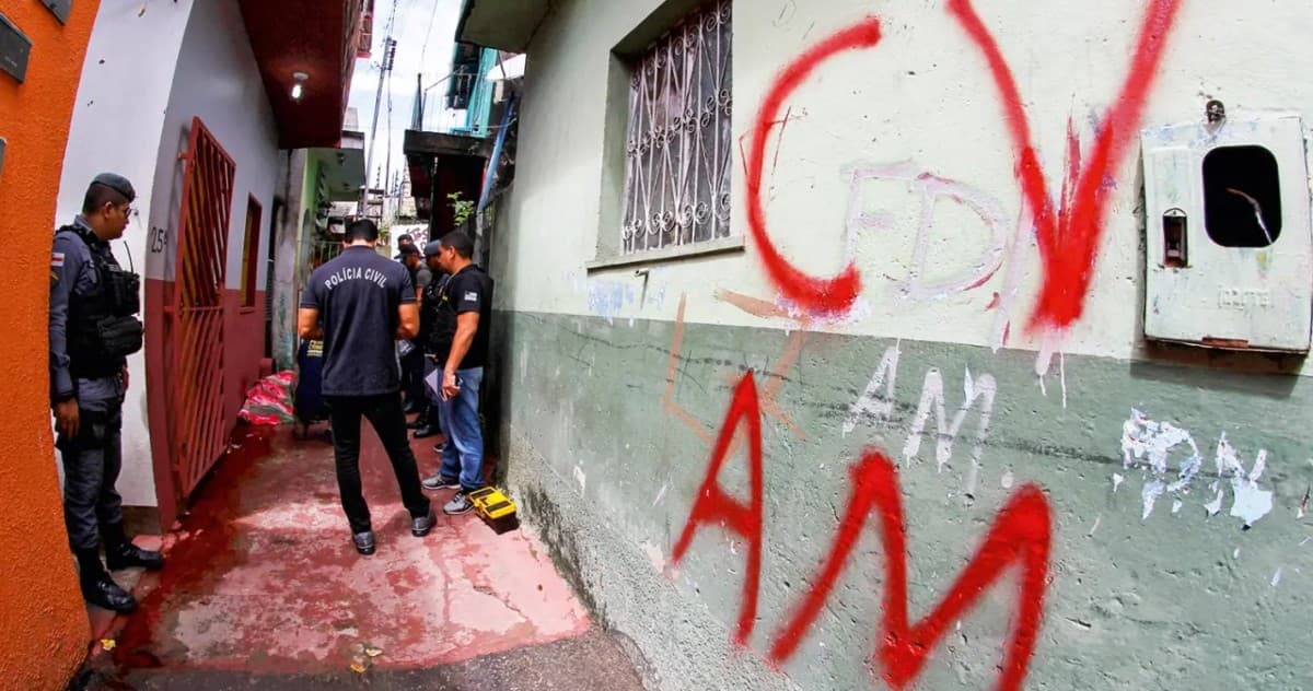 Relatório revela que 41% dos brasileiros convivem com a presença do crime organizado em seus bairros