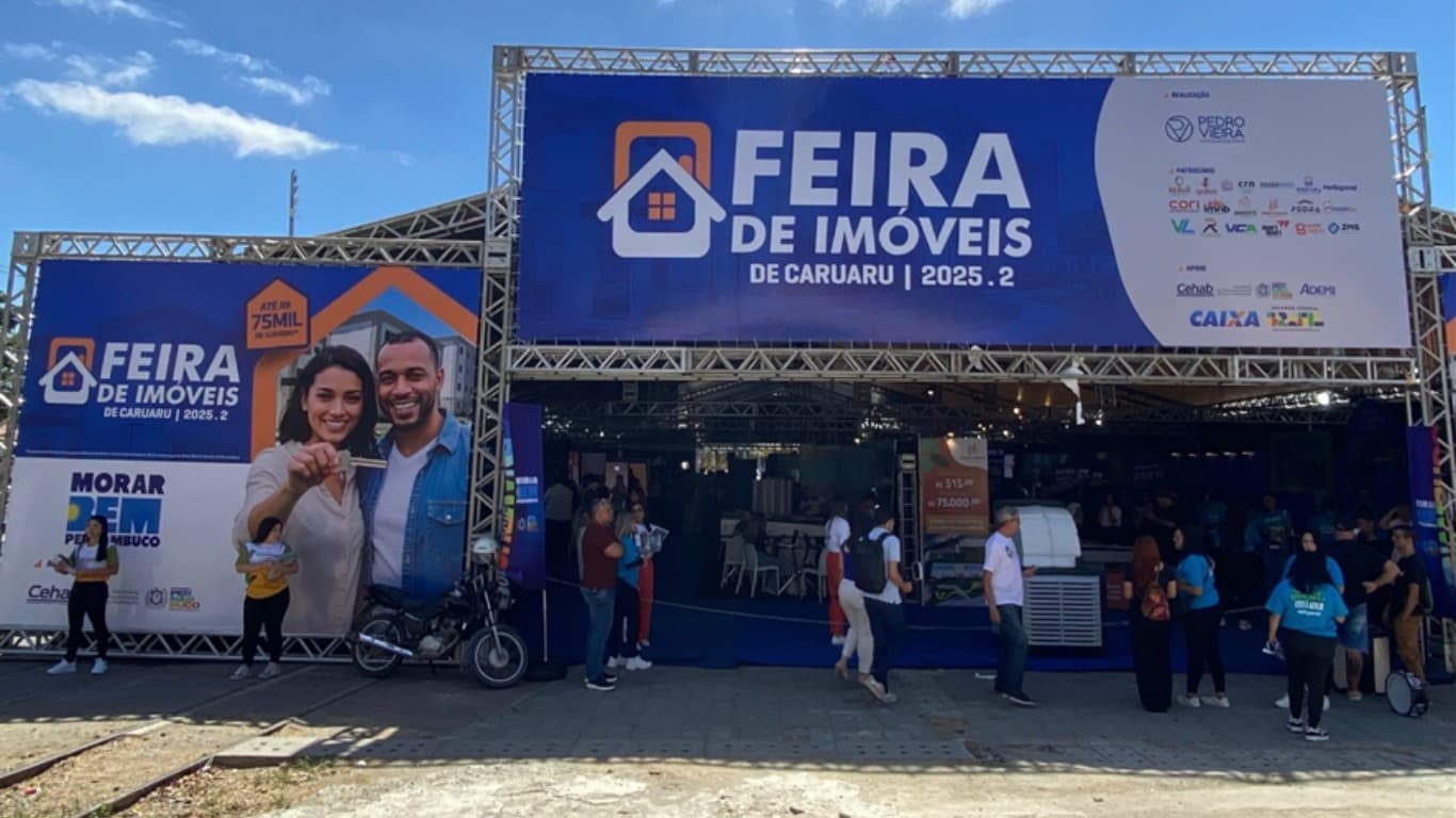 Feira de Imóveis em Caruaru oferece 5 mil unidades habitacionais e subsídios de até R$ 75 mil