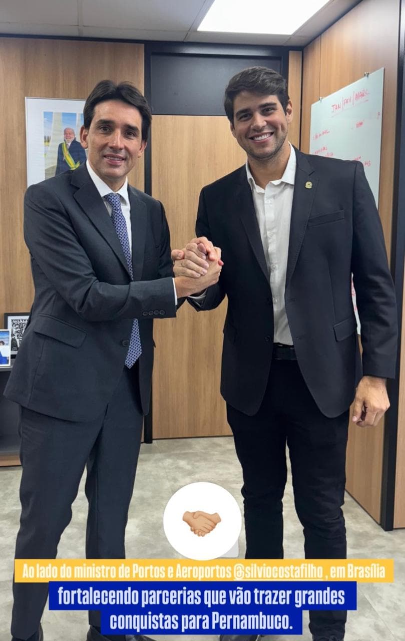 ALIANÇA E FORÇA: Bruno Marques Lidera Comitiva do Sertão em Brasília e Articula Com Ministro Silvio Costa Filho Acordos Chave para Petrolândia