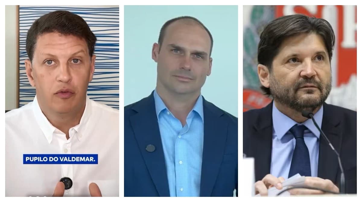 Conflito na direita: Eduardo Bolsonaro e Ricardo Salles trocam acusações públicas sobre Senado em SP
