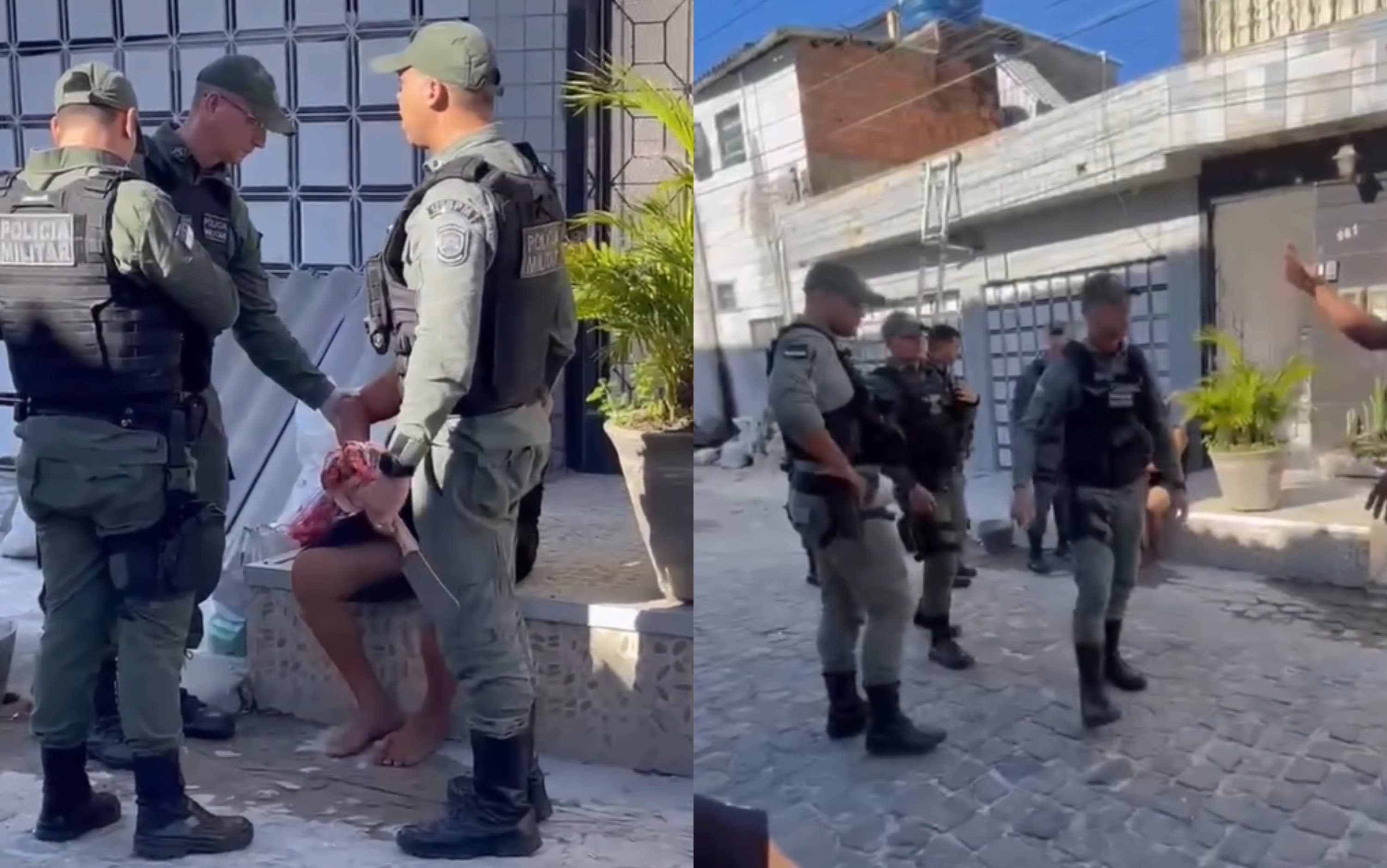 Mulher em surto esfaqueia pai de santo dentro de terreiro no bairro de San Martin