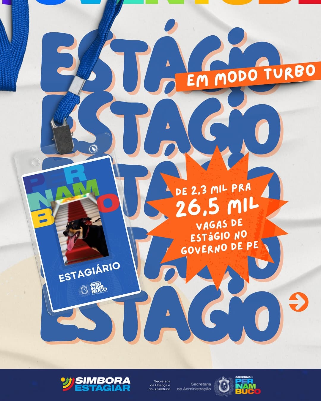 Simbora Estagiar amplia vagas e aumenta bolsas de estágio em Pernambuco
