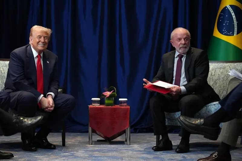 Lula e Donald Trump se reúnem na Casa Branca para discutir relações estratégicas