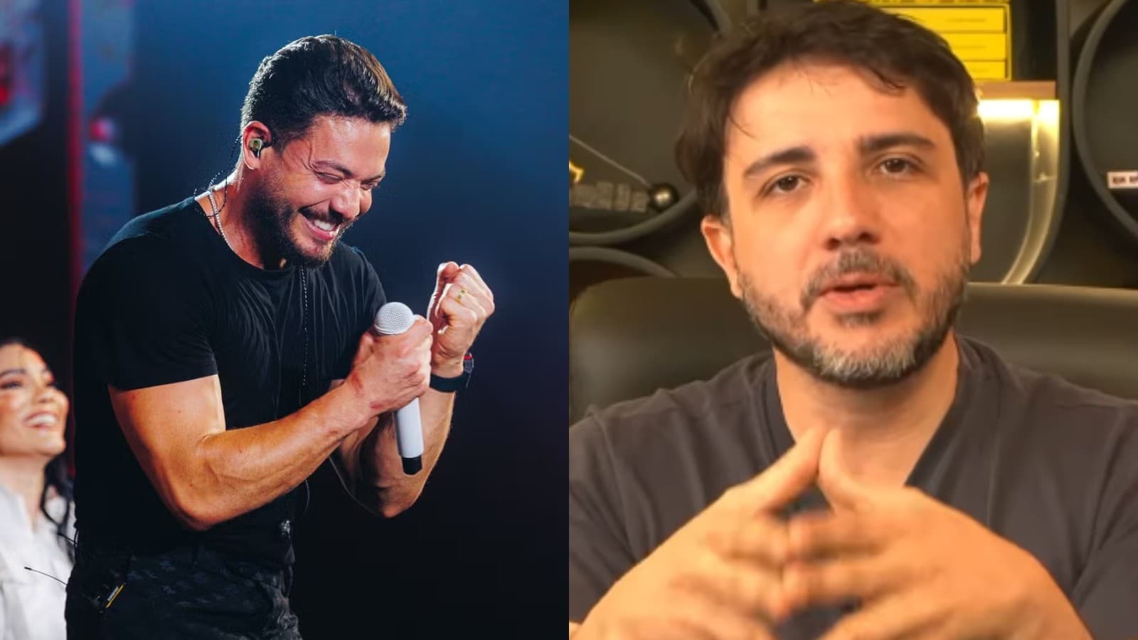 Justiça do Ceará determina remoção de ataques de Renan Santos contra Wesley Safadão