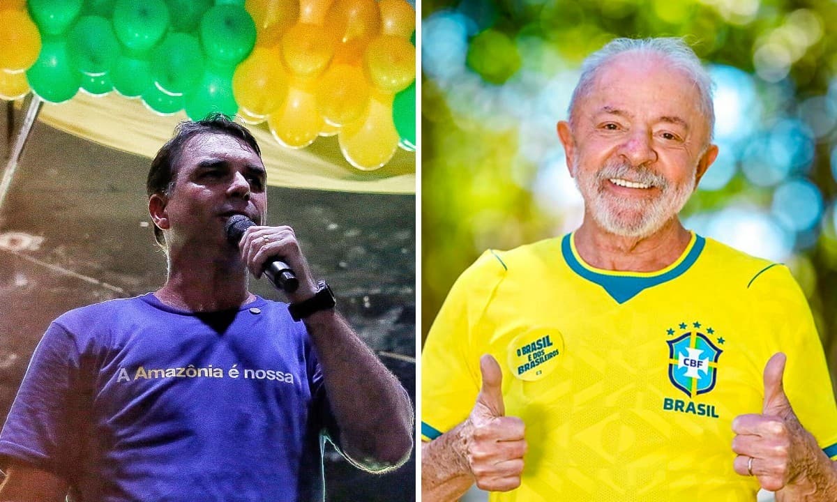 Disputa simbólica: Flávio Bolsonaro e Lula travam batalha pelo uso das cores da Seleção