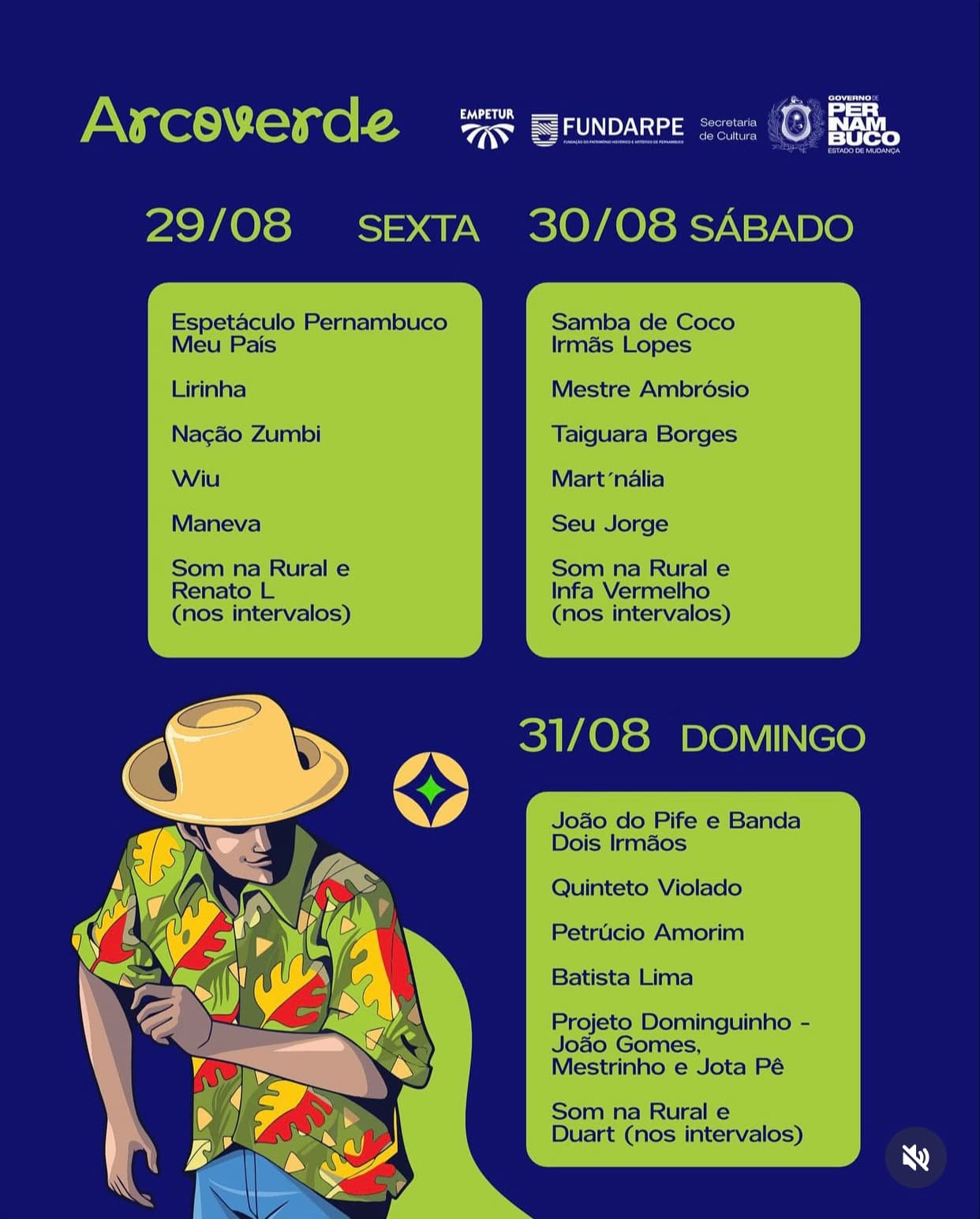 🎶 Festival Pernambuco Meu País agita Arcoverde com três dias de música e cultura