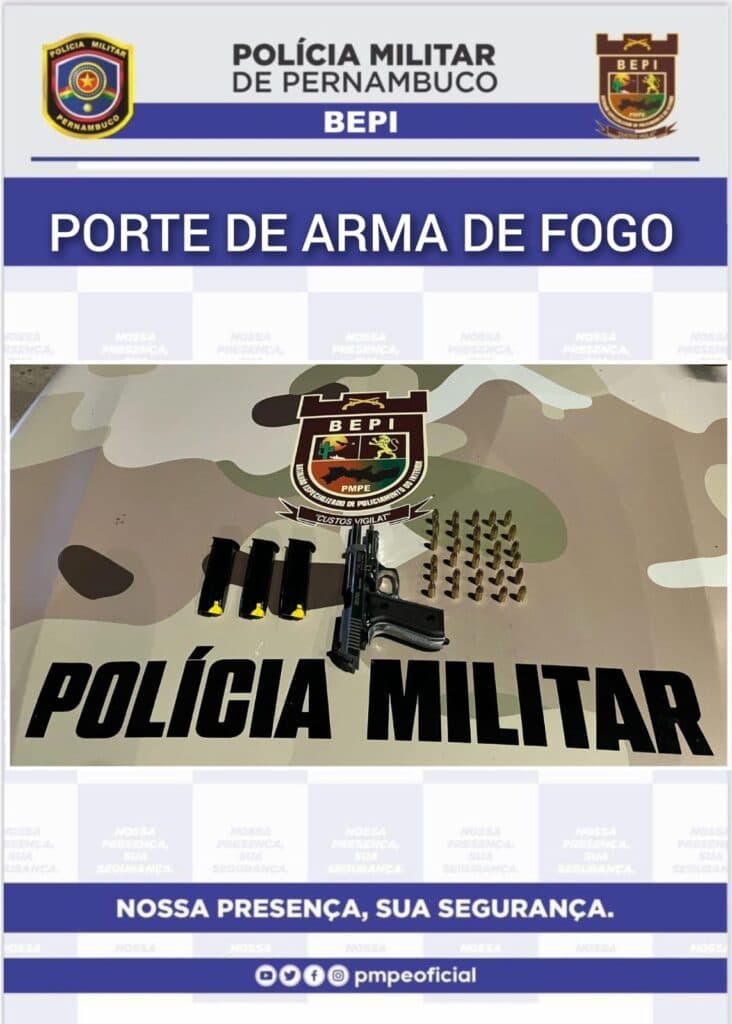 Sete pessoas são presas em megaoperação da PM durante a Semana Santa no interior de PE