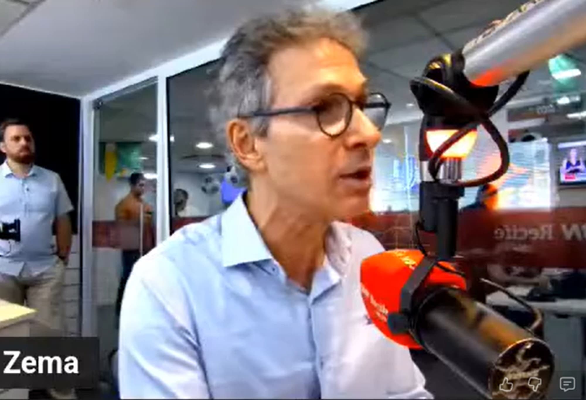 Em visita ao Recife, Romeu Zema nega proximidade com Flávio Bolsonaro e intensifica ataques ao STF