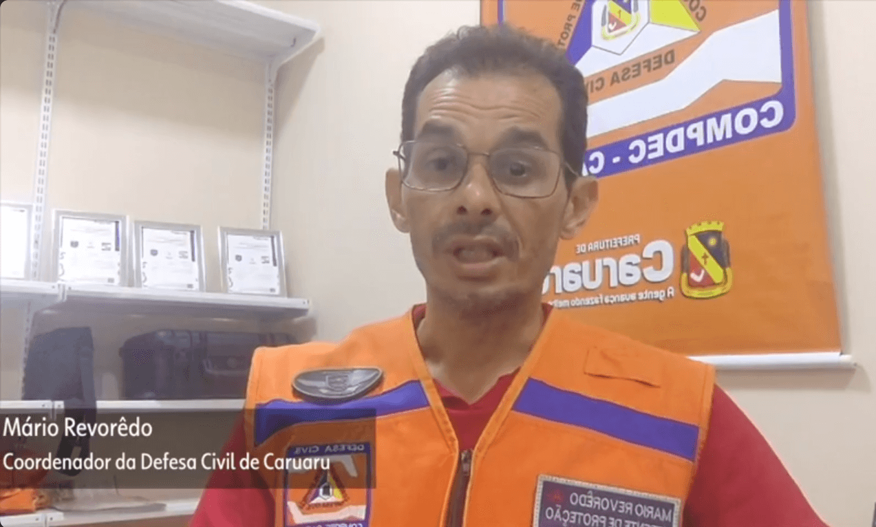 Inmet emite alerta de perigo potencial para chuvas intensas em 20 municípios do interior de Pernambuco
