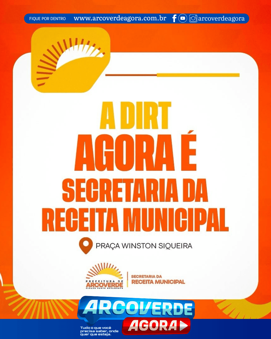 Mudança de nome: DIRT passa a se chamar Secretaria da Receita Muncipal