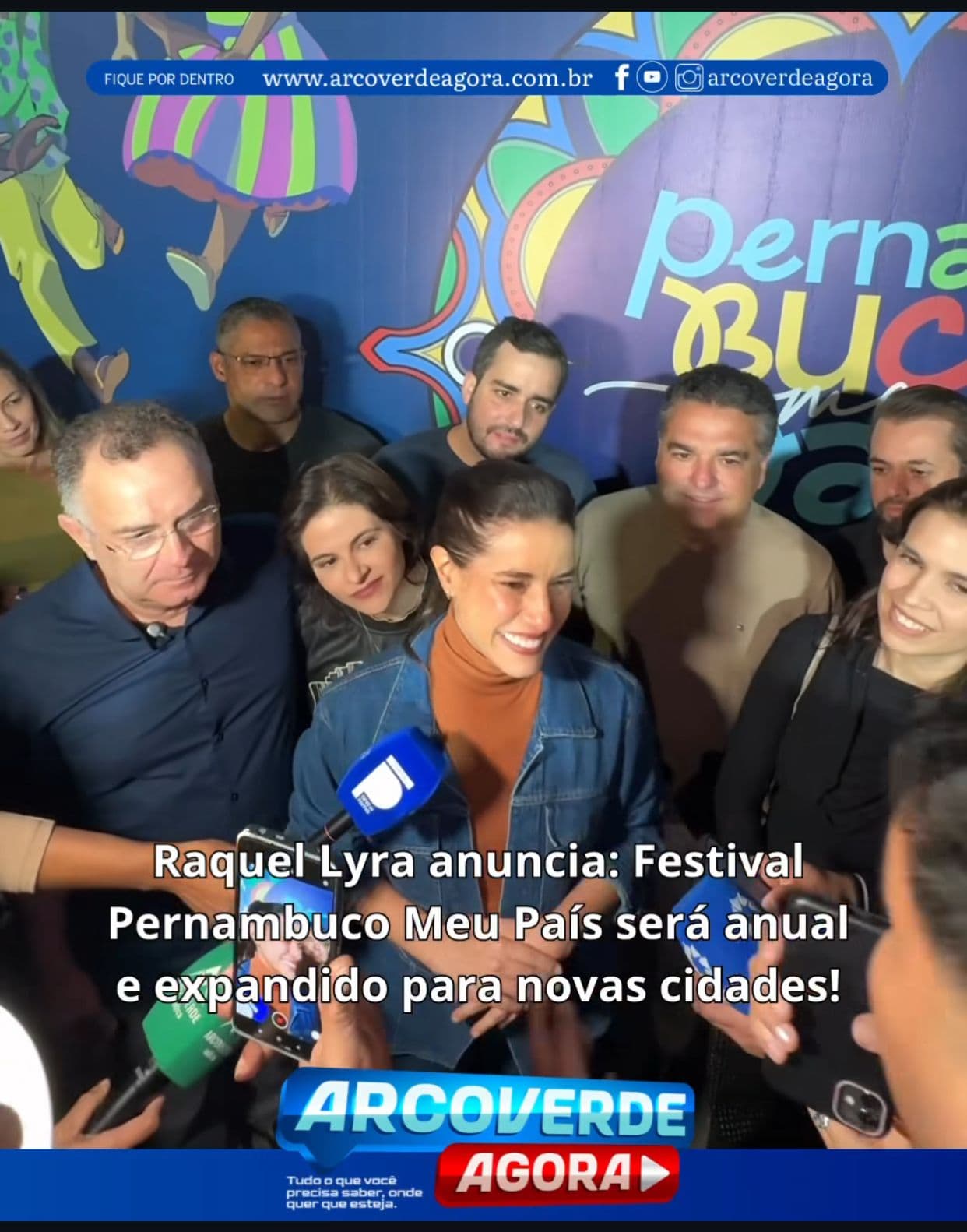 Raquel Lyra anuncia: Festival Pernambuco Meu País será anual e expandido para novas cidades!
