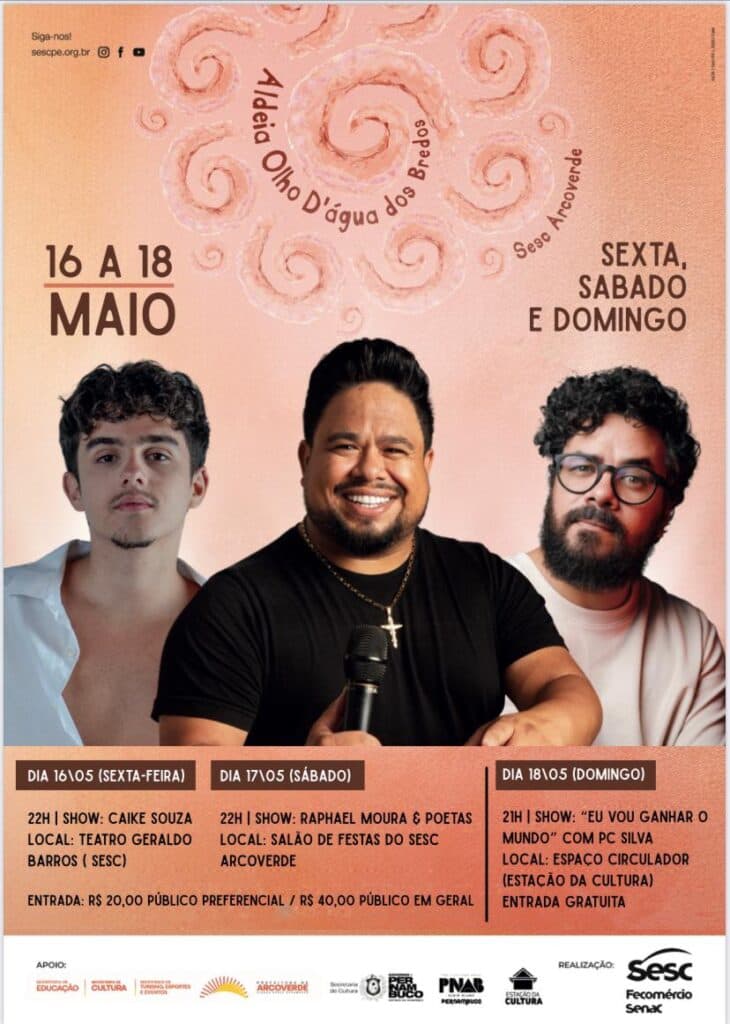 Mostra de Artes Olho D’Água dos Bredos shows em Arcoverde