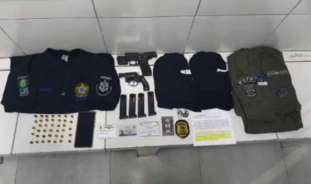 Falso perito e ex-PM é preso com armas e documentos falsos no Cabo de Santo Agostinho