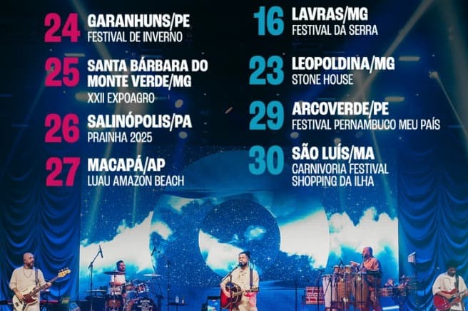 Maneva leva seu reggae contagiante a Arcoverde no Festival “Pernambuco Meu País”