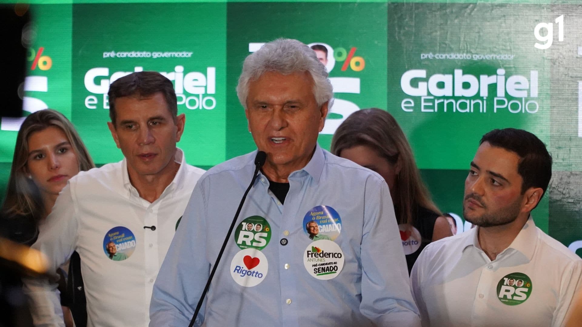 Caiado discute alianças da centro-direita no RS e mira fortalecimento contra o PT