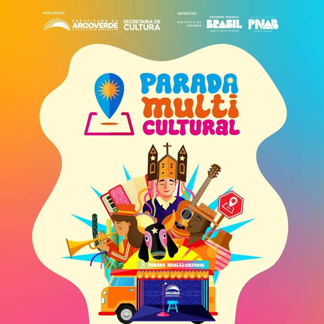 Diversidade em Cena: Arcoverde Realiza Hoje a 1ª Edição do Festival Parada Multicultural