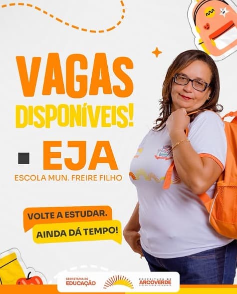 Escola Municipal Freire Filho abre vagas para Educação de Jovens e Adultos em Arcoverde