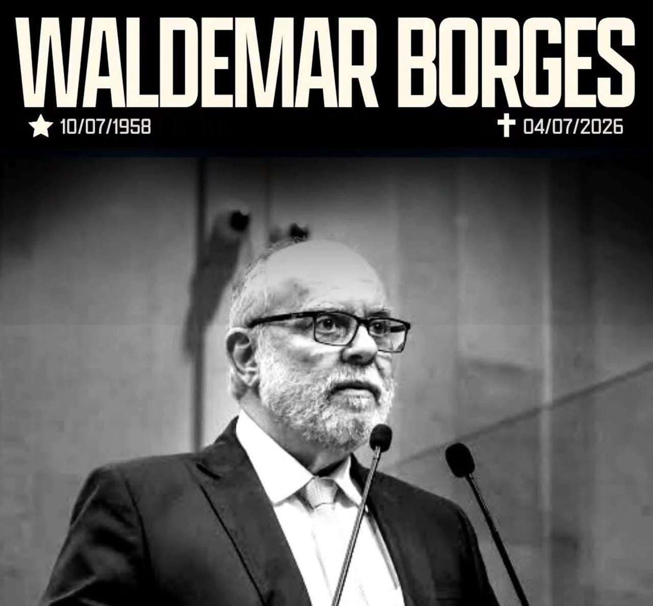 Pernambuco decreta luto oficial de três dias após falecimento do deputado Waldemar Borges