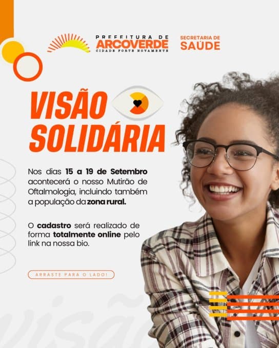 Caravana da Visão Solidária oferece atendimentos oftalmológicos gratuitos em Arcoverde