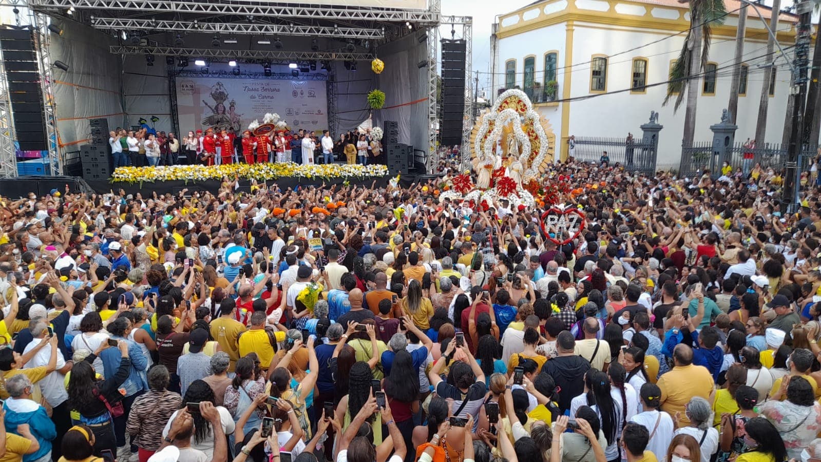 330ª Festa de Nossa Senhora do Carmo no Recife terá mais de 100 missas e atrações musicais