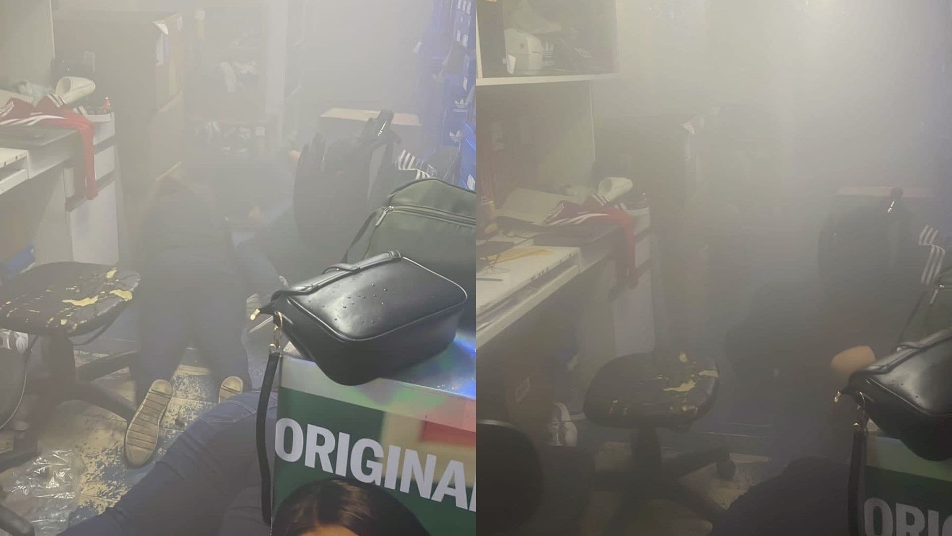 Câmeras de segurança registram avanço de fumaça durante incêndio no Shopping Recife