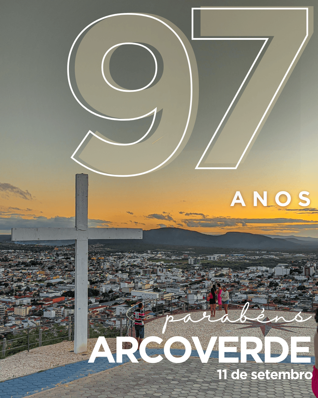 Arcoverde celebra 97 anos com desfile cívico na Praça da Bandeira e programação especial