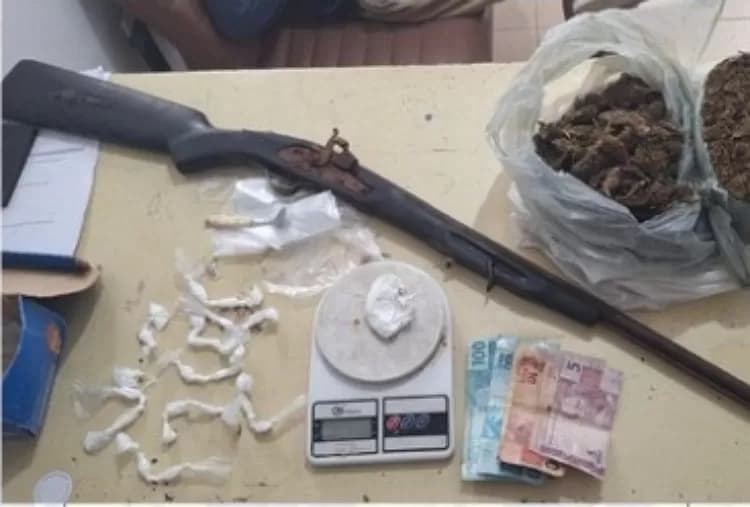 Homem é preso por tráfico de drogas na zona rural de Caetés