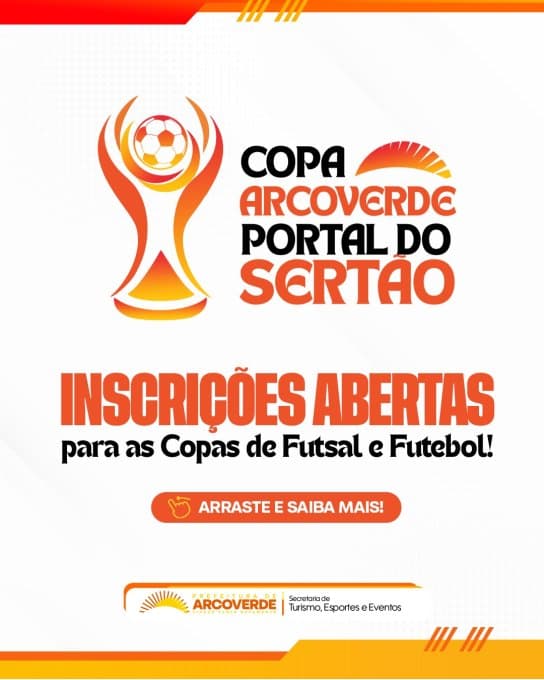 Arcoverde lança Copas de Futsal e Futebol com mais de R$ 18 mil em prêmios