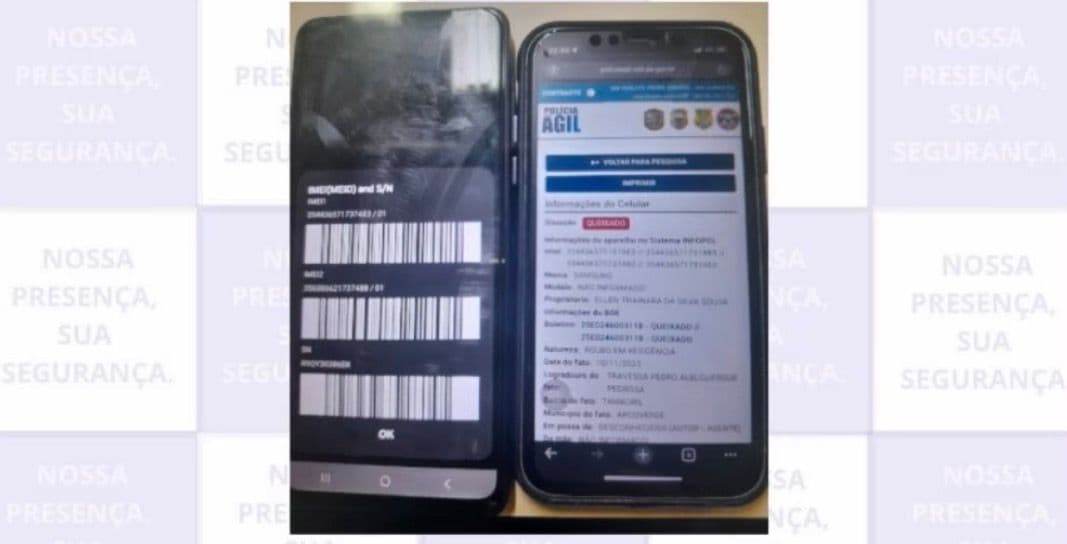 Polícia recupera celular roubado durante rondas em Arcoverde