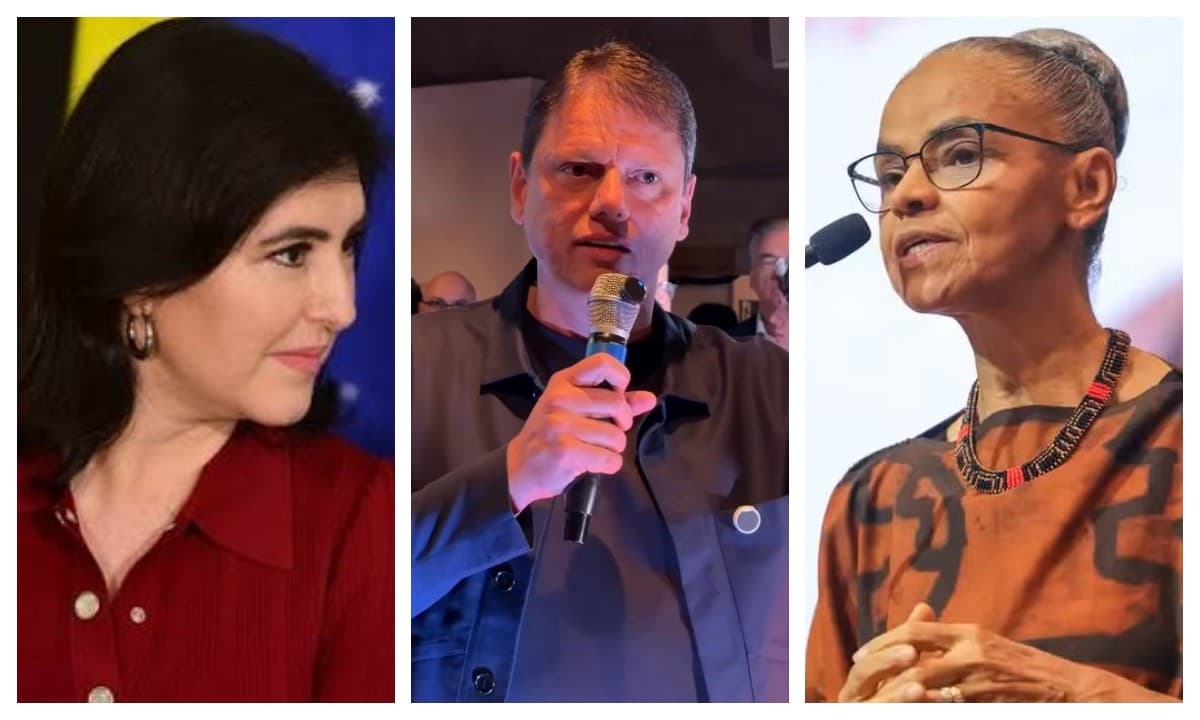 Tarcísio de Freitas critica candidaturas de Simone Tebet e Marina Silva ao Senado por São Paulo