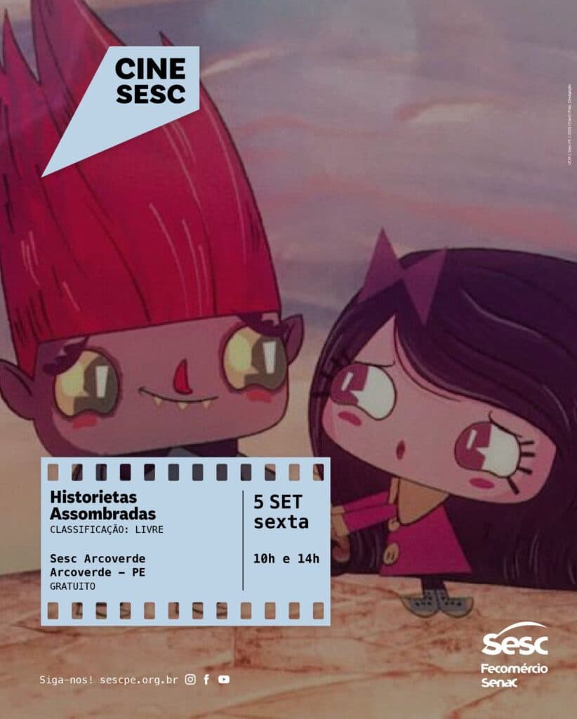Sesc Arcoverde promove programação especial de cinema com entrada gratuita