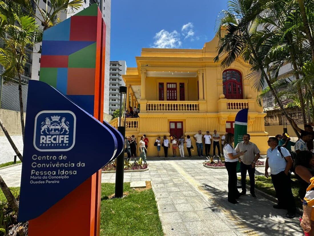 Recife inaugura primeiro Centro de Convivência da Pessoa Idosa no bairro das Graças