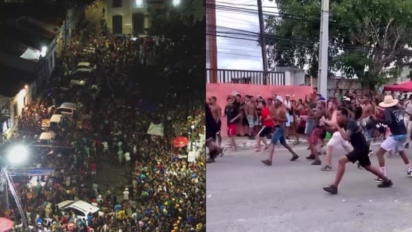 Prévia de carnaval registra tiros, brigas e detenções em Olinda e no Recife