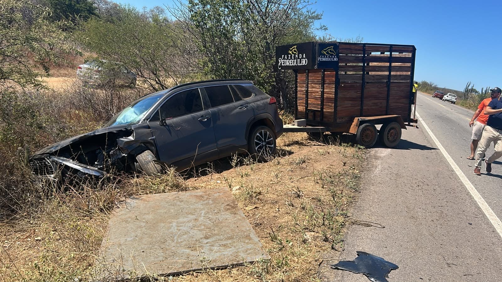 Agricultor de 65 anos morre em grave colisão frontal na BR-407, em Afrânio