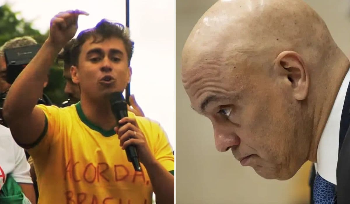Nikolas Ferreira faz críticas ao STF durante ato na Avenida Paulista