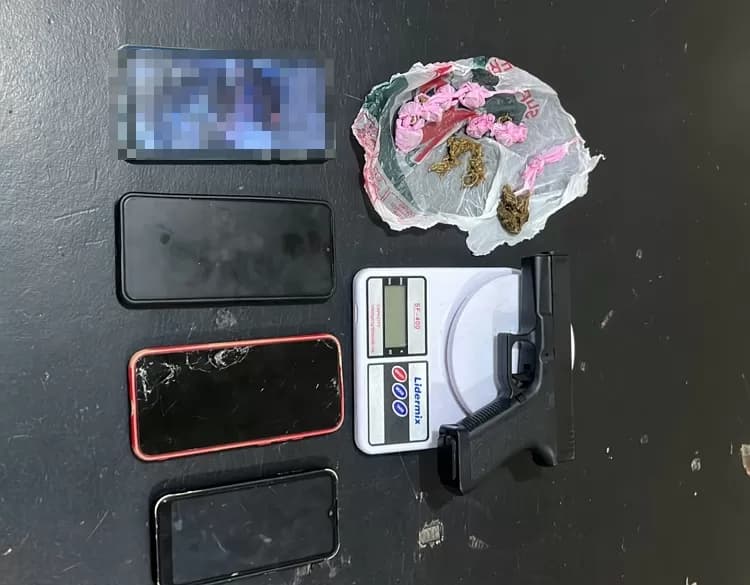 GATI apreende adolescente com drogas e simulacro de pistola em Garanhuns
