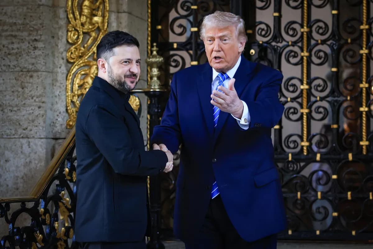 Zelensky se reúne com Trump em Mar-a-Lago, mas negociações de paz com a Rússia seguem sem avanço decisivo