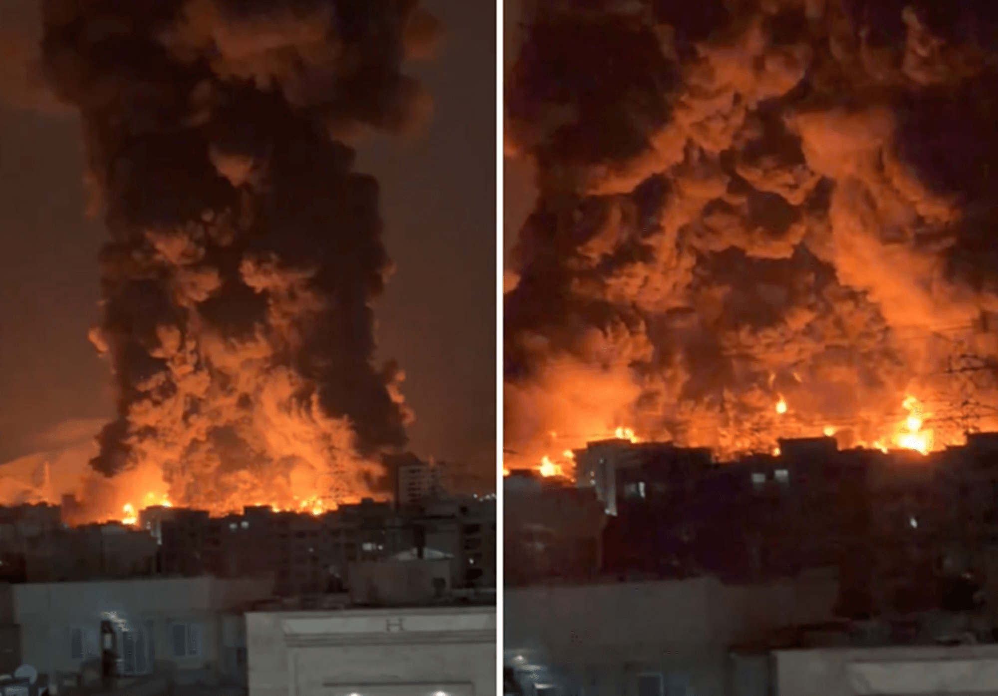 Ataque de Israel atinge depósitos de petróleo em Teerã e gera incêndios de grandes proporções