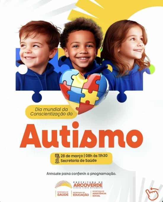 Arcoverde promove ação integrada pelo Dia Mundial da Conscientização do Autismo