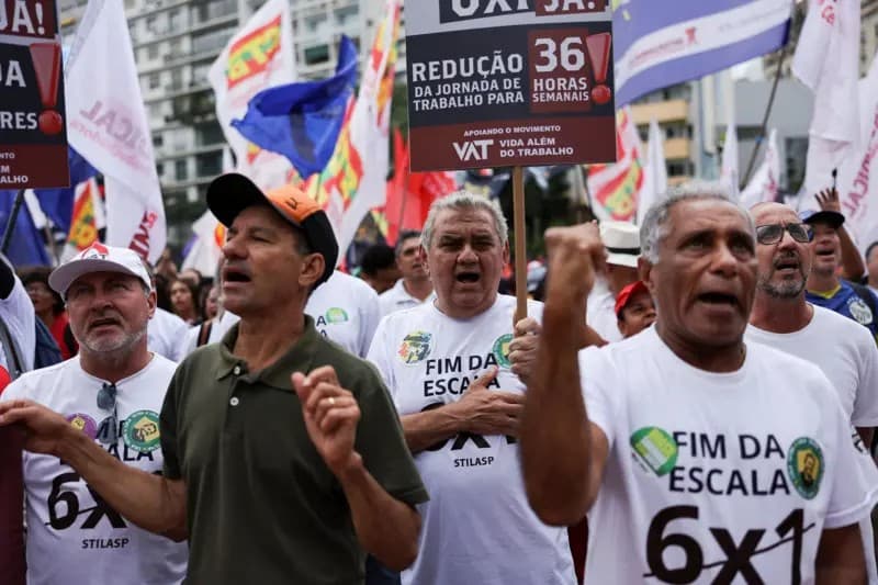 Financial Times destaca debate sobre fim da escala 6x1 no Brasil como passo de modernização