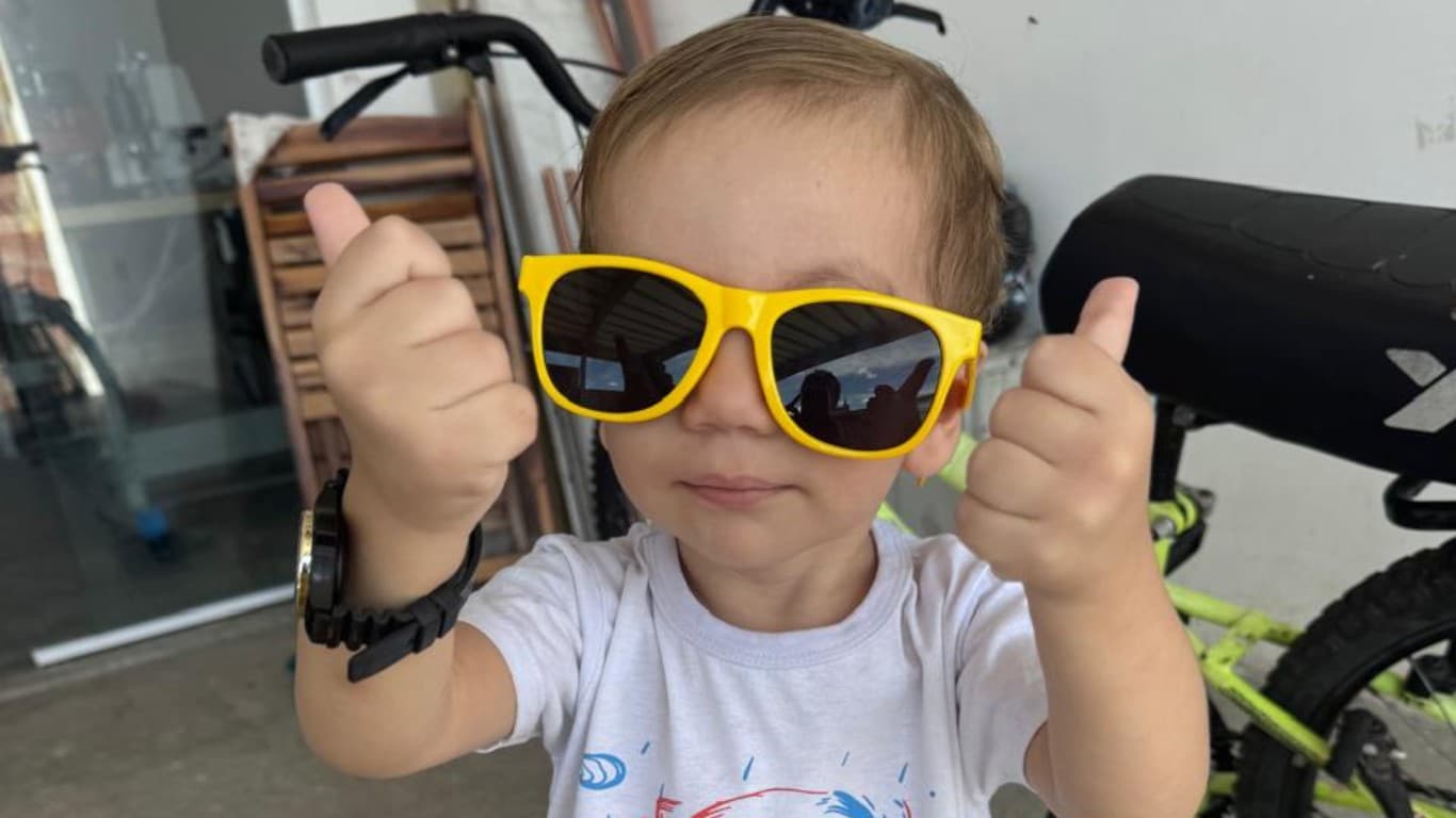 Bebê de quase dois anos é resgatado de helicóptero após grave acidente doméstico em Caruaru