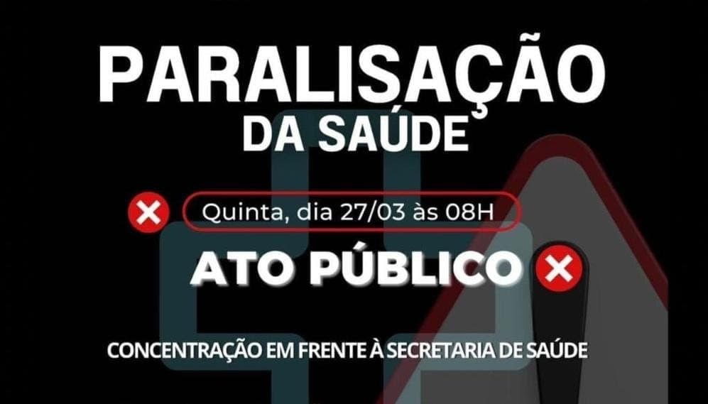 Servidores da Saúde de Arcoverde Paralisam Atividades em Protesto Contra Reajuste Insuficiente