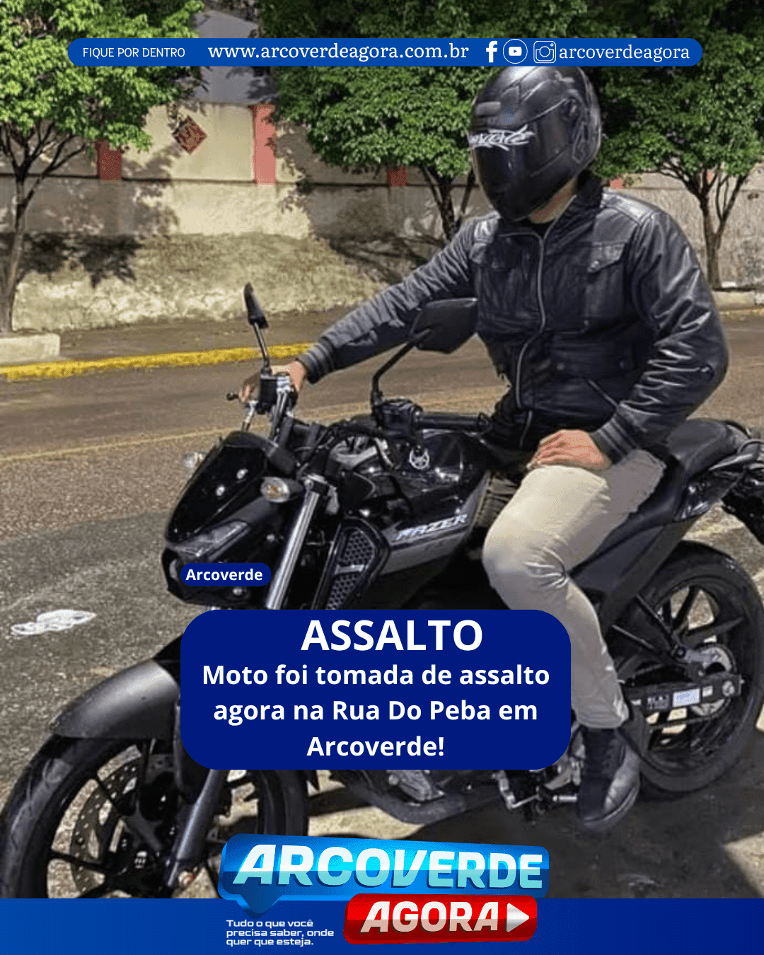 Moto é roubada na Rua do Peba, em Arcoverde